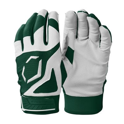 EvoShield SRZ-1 Youth Batting Gloves - Dark Green, Youth Small