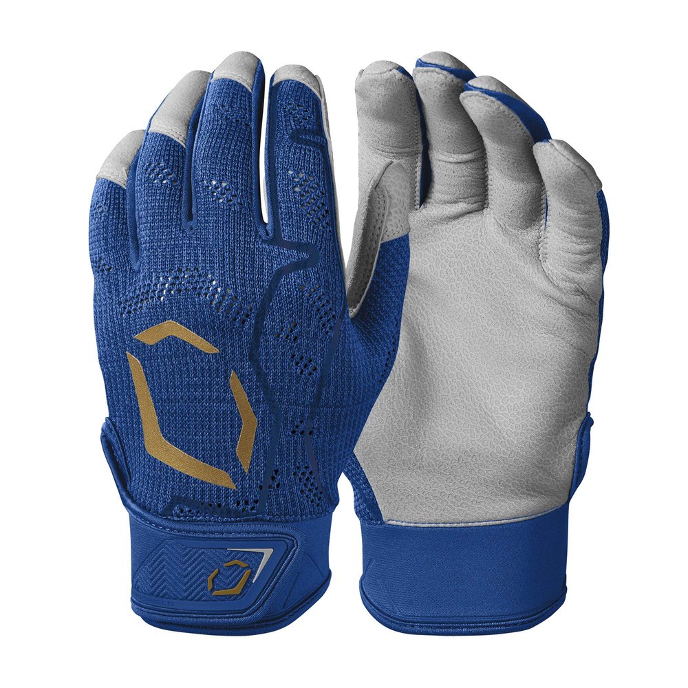EvoShield Pro-SRZ Adult Batting Gloves - Royal, XX-Large