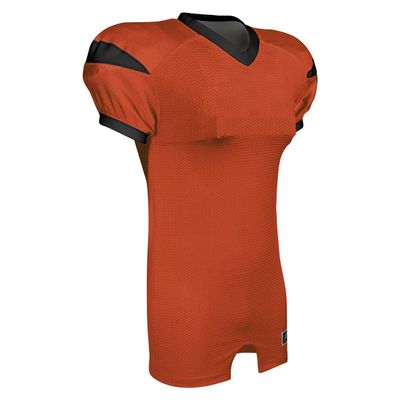 CHAMPRO Unisex-Youth Backer Football Jersey, Orange/Black, Large