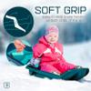 Gizmo Riders - Toboggan Kids and Toddlers Sleds, Durable Bobsled - Plastic, Lightweight, Winter Snow Sleds with Tow Strap & Individual Pull-Up Hand Brakes - Ages 3+, 120 lbs view 2