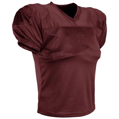 Champro Boys' Preseason Practice Mesh Youth Football Jersey, Cardinal, X-Large