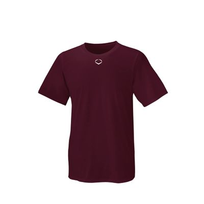 EvoShield Kids' Standard Shirt, Cardinal, Small