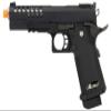 Lancer Tactical WE 1911 Hi-Capa Hyper Speed Gas Blowback Airsoft Pistol Black 330 FPS view 1