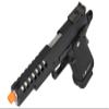 Lancer Tactical WE 1911 Hi-Capa Hyper Speed Gas Blowback Airsoft Pistol Black 330 FPS view 3