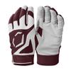 EvoShield SRZ-1 Youth Batting Gloves - Maroon, Youth Large view 1