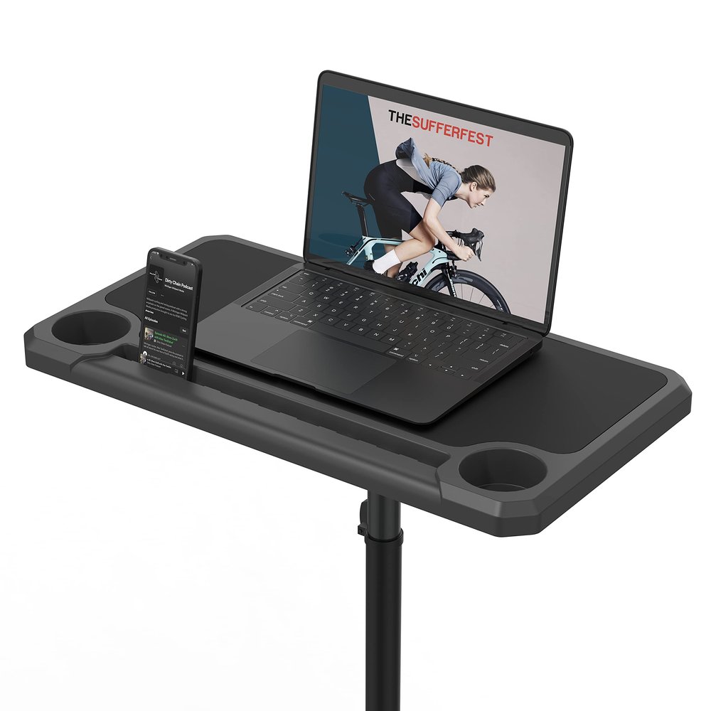 KOM Cycling, Indoor Trainer Media Display Desk, One Color, One Size