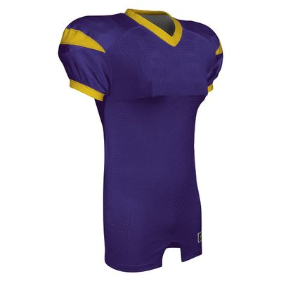 Backer Football Game Jersey, Youth Medium, Purple, Gold