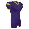 Backer Football Game Jersey, Youth Medium, Purple, Gold view 1