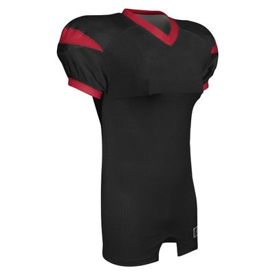 CHAMPRO Men's Standard Football, Black/Red, Large