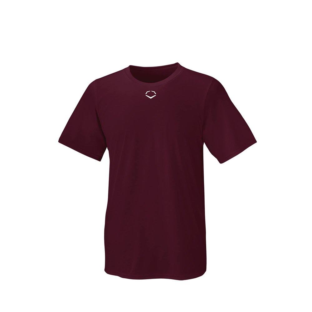 EvoShield Kids' Standard Shirt, Cardinal, Large