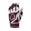 EvoShield SRZ-1 Adult Batting Gloves - Maroon, Small view 2