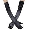 "Maigk 20.47'' Satin Evening Gloves Long Party Dance Elbow Arm Length Opera Cosplay (1, Champagne)" view 2