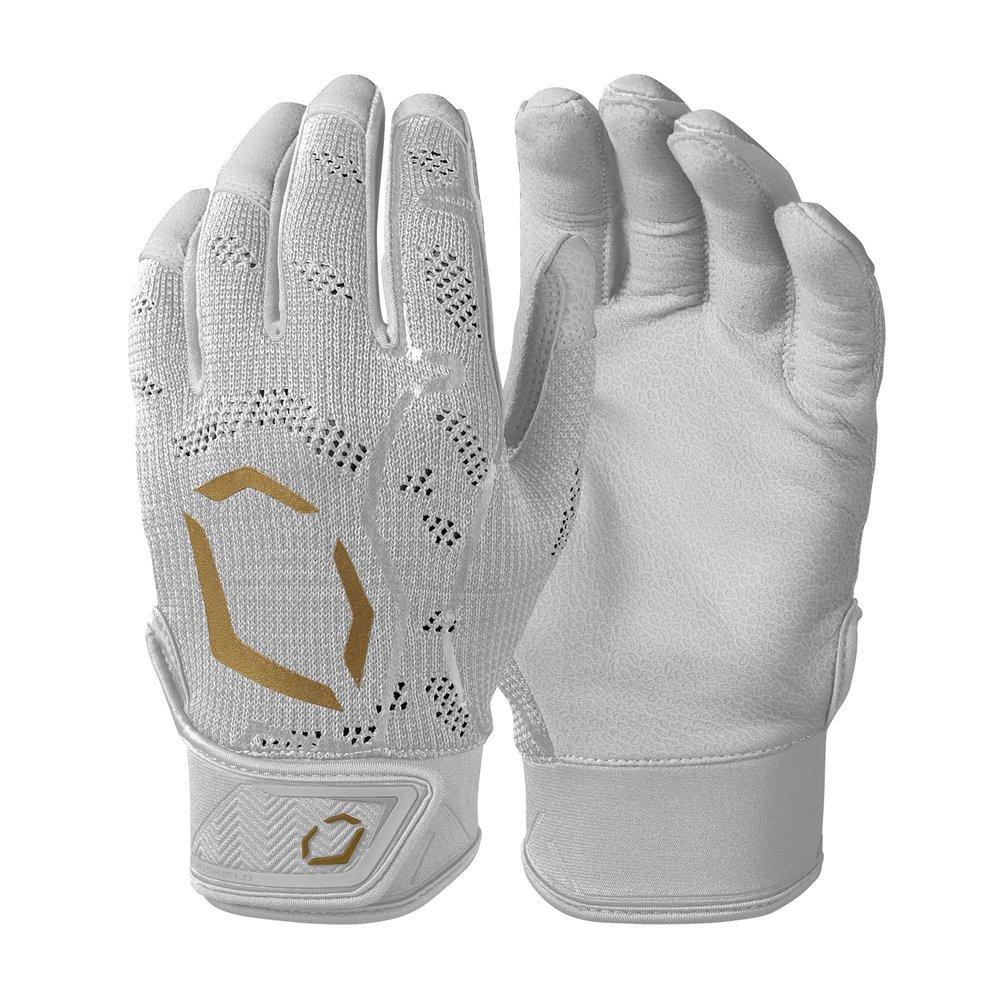 EvoShield Pro-SRZ Adult Batting Gloves - White, XX-Large