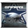 Trends International NFL Dallas Cowboys - Helmet 16 Wall Poster, 22.375" x 34", Print and Black Hanger Bundle view 1