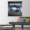 Trends International NFL Dallas Cowboys - Helmet 16 Wall Poster, 22.375" x 34", Print and Black Hanger Bundle view 2