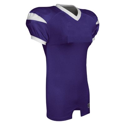 CHAMPRO Unisex-Youth Backer Football Jersey, Purple/White, Medium