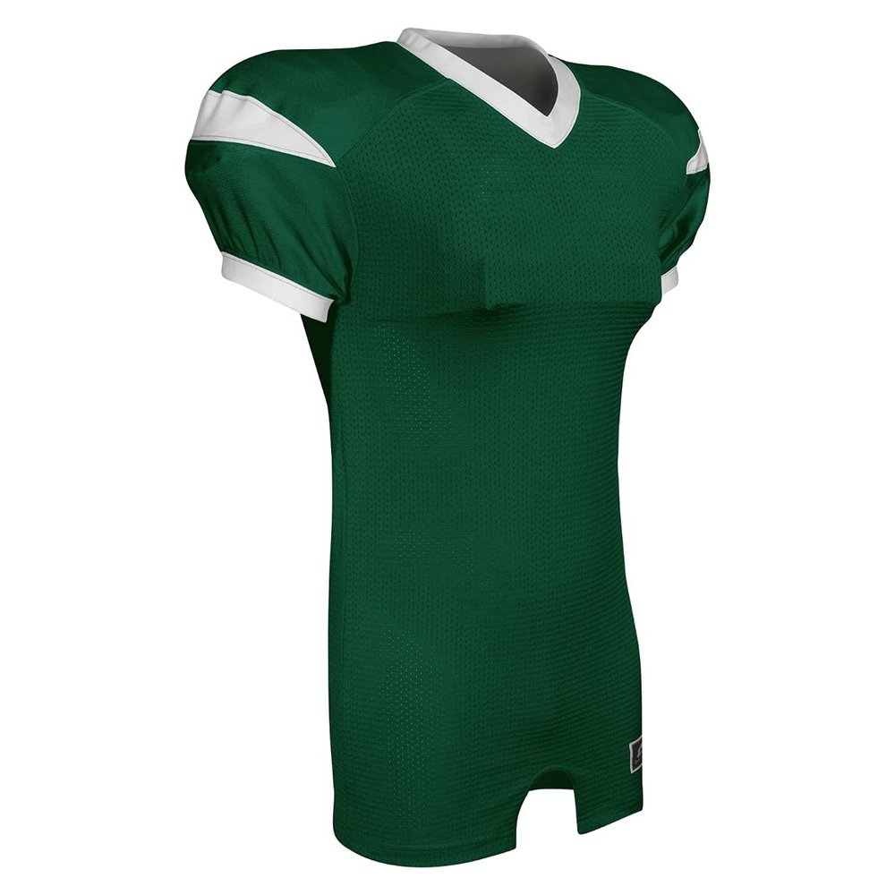 CHAMPRO Unisex-Youth Backer Football Jersey, Green/White, Large