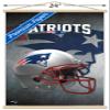 Trends International NFL New England Patriots - Helmet 16 Wall Poster, 22.375" x 34", Premium Print and Beechwood Hanger Bundle view 3