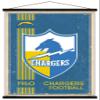Trends International NFL Los Angeles Chargers - Retro Logo 17 Wall Poster, 22.375" x 34", Premium Print and Black Hanger Bundle view 1