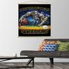 Trends International NFL Pittsburgh Steelers - End Zone 17 Wall Poster, 22.375" x 34", Premium Print and Beechwood Hanger Bundle view 2