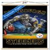 Trends International NFL Pittsburgh Steelers - End Zone 17 Wall Poster, 22.375" x 34", Premium Print and Beechwood Hanger Bundle view 3