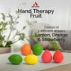 Ecowise Hand Therapy Fruit Squish Ball Pair  2 Lemon Stress Balls for Adults, Hand Therapy and Grip Strength Trainer, Squeeze Balls for Stress Relief, Wrist and Finger Exercise, Latex-Free view 4