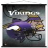 Trends International NFL Minnesota VIkings - Helmet 16 Wall Poster, 22.375" x 34", Premium Print and Black Hanger Bundle view 1