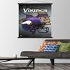 Trends International NFL Minnesota VIkings - Helmet 16 Wall Poster, 22.375" x 34", Premium Print and Black Hanger Bundle view 2