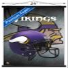 Trends International NFL Minnesota VIkings - Helmet 16 Wall Poster, 22.375" x 34", Premium Print and Black Hanger Bundle view 3