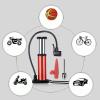 Mini Foot Pump Floor Pump Portable High Pressure Floor Inflator Tire Air Pump Accessary(Red) view 2
