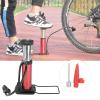 Mini Foot Pump Floor Pump Portable High Pressure Floor Inflator Tire Air Pump Accessary(Red) view 3