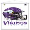 Trends International NFL Minnesota Vikings - Drip Helmet 20 Wall Poster, 22.375" x 34", Premium Print and White Hanger Bundle view 1