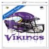 Trends International NFL Minnesota Vikings - Drip Helmet 20 Wall Poster, 22.375" x 34", Premium Print and White Hanger Bundle view 3