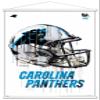 Trends International NFL Carolina Panthers - Drip Helmet 20 Wall Poster, 22.375" x 34", Premium Print and White Hanger Bundle view 1