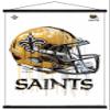 Trends International NFL New Orleans Saints - Drip Helmet 20 Wall Poster, 22.375" x 34", Premium Print and Black Hanger Bundle view 1