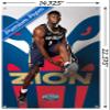 Trends International NBA New Orleans Pelicans - Zion Williamson 19 Wall Poster, 14.72" x 22.37", Premium Poster & Push Pin Bundle view 3