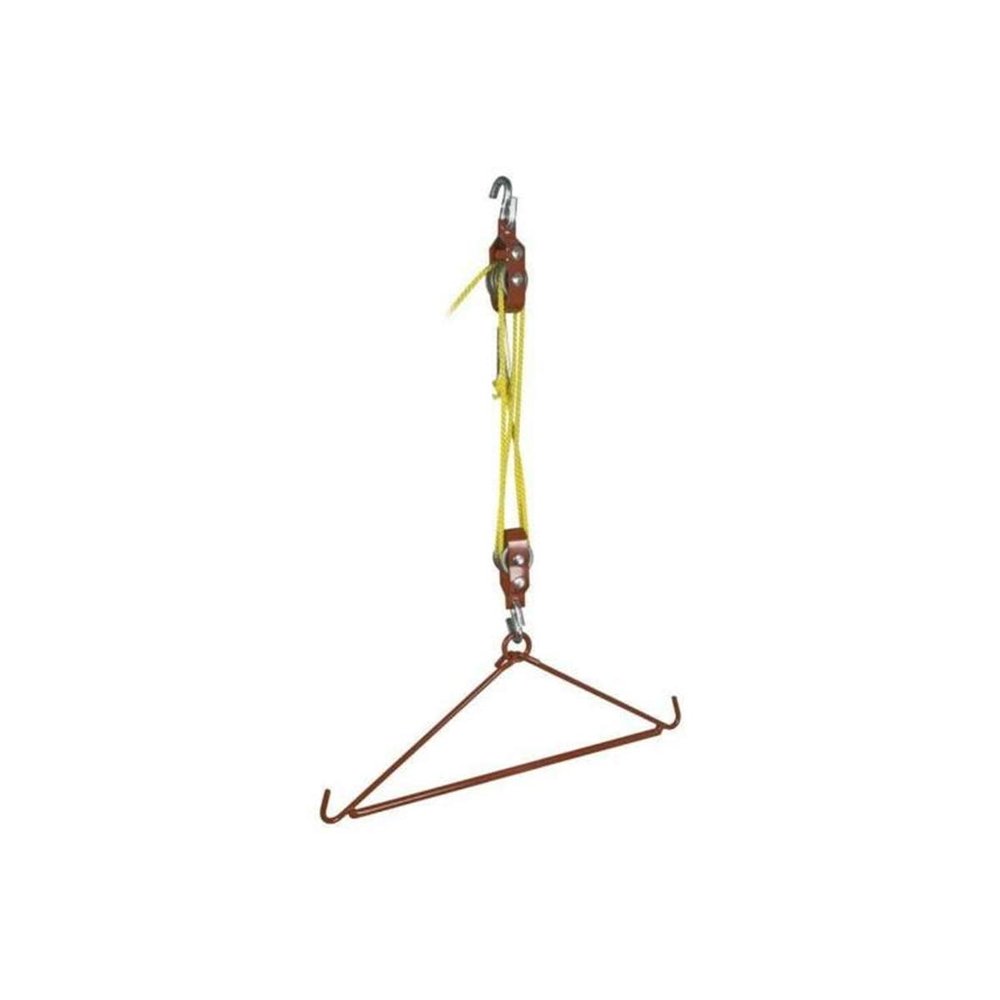 Hanging Gutting Pulleys & Rope Gambrel & Hoist System Deer Hog Game Tree, 440Lbs