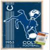NFL Indianapolis Colts - Retro Logo 14 Wall Poster with Push Pins view 1