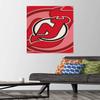 Trends International NHL New Jersey Devils - Logo 14 Wall Poster, 22.37" x 34.00", Poster & Push Pin Bundle view 2