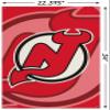 Trends International NHL New Jersey Devils - Logo 14 Wall Poster, 22.37" x 34.00", Poster & Push Pin Bundle view 3