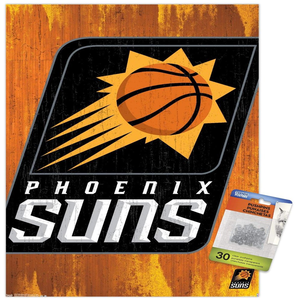 NBA Phoenix Suns - Logo 13 Wall Poster with Push Pins
