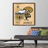 NFL New Orleans Saints - Retro Logo 14 Wall Poster with Push Pins view 2