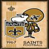 NFL New Orleans Saints - Retro Logo 14 Wall Poster with Push Pins view 4