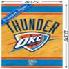 Trends International NBA Oklahoma City Thunder - Logo 14 Wall Poster, 14.72" x 22.37", Premium Poster & Push Pin Bundle view 3
