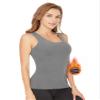 MANCYFIT Thermal Tank Top for Women Fleece Cami Shirt Sleeveless Camisole Base Layer Seamless Warm Vest Scoop Neck Gray X-Small view 1