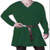 Medieval Renaissance Tunic Shirt Black Viking Surcoat Norseman Saxon SCA LARP (Green, Medium) view 1