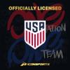 Icon Sports Officially Licensed US Soccer Federation Track Jacket - Unisex Adult - USA53TJ Navy_Red XL view 3