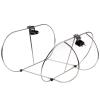 Stainless Steel Double Fender Holder,Boat Folding Fenders Fit for 7'' Diameter Fender,7/8''-1'' Rail (S) view 3