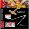 Captain Stag UG-3286 Charcoal Scissors, Tongs, BBQ, Wood Grip, Charcoal Scissors, 13.8 inches (35 cm), Stainless Steel with Stopper view 2