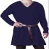 Nautical-Mart Medieval Renaissance Tunic Shirt Black Viking Surcoat Norseman Saxon SCA LARP (Blue, Medium) view 1